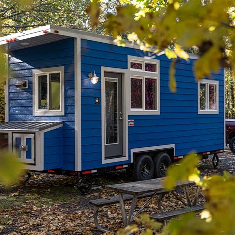 metal blue tiny house|blue belle tiny house.